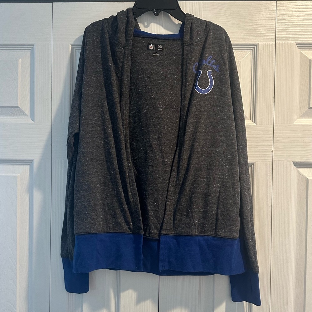 NFL Team Apparel Indianapolis Colts Cardigan